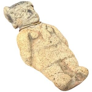 Ancient Terracotta Figurine Necklace Pendant Doll Art Sculpture